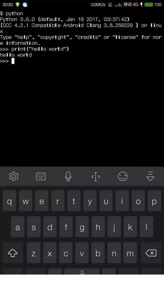 图5:如何优雅的在手机上进行Python编程