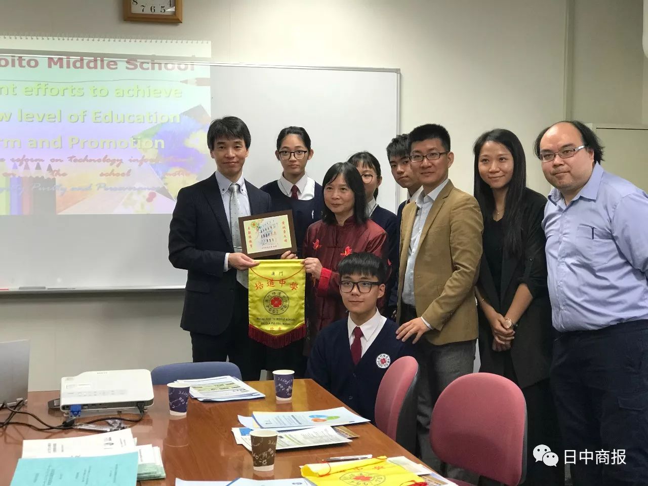 澳门培道中学赴日参加文化艺术教育交流,暨原创mv环保