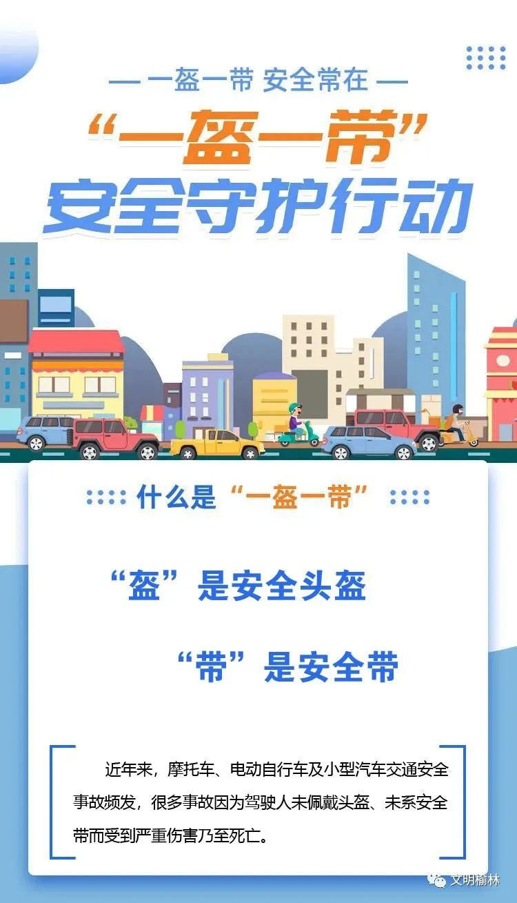 一盔一带安全守护暨车让人人守规文明交通实践提升行动9月8日榆林世纪