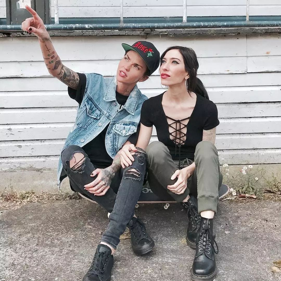 明星|可以让女生变弯的ruby rose又换新女友啦!