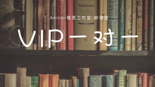 Amber雅思工作室VIP一对一