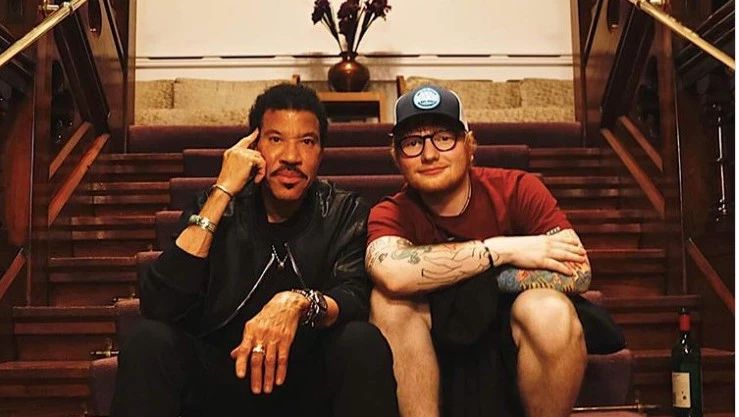 Ed Sheeran和Lionel Richie惊现卡迪夫某餐厅