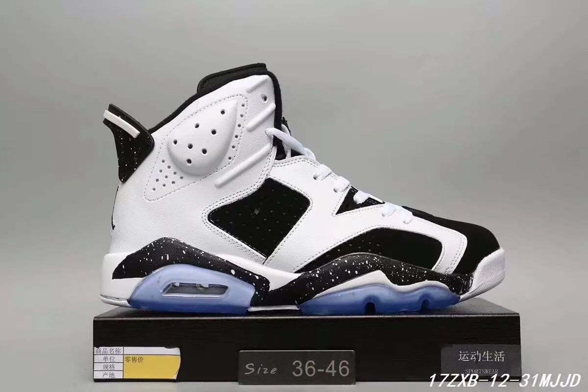 239高品质系列耐克nikeairjordan6oreoaj6乔6真二层篮球鞋秒杀通货