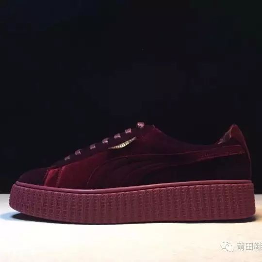 Puma Rihanna Creeper 金丝绒增高松糕厚底板鞋