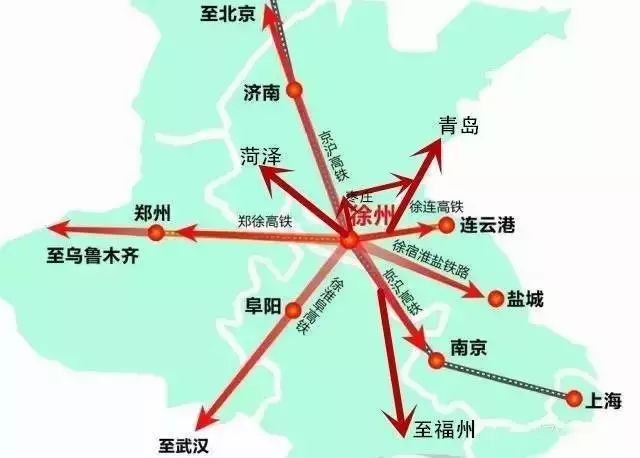 中国高铁突破2万公里,未来徐州将成为中国高铁的"市中心"