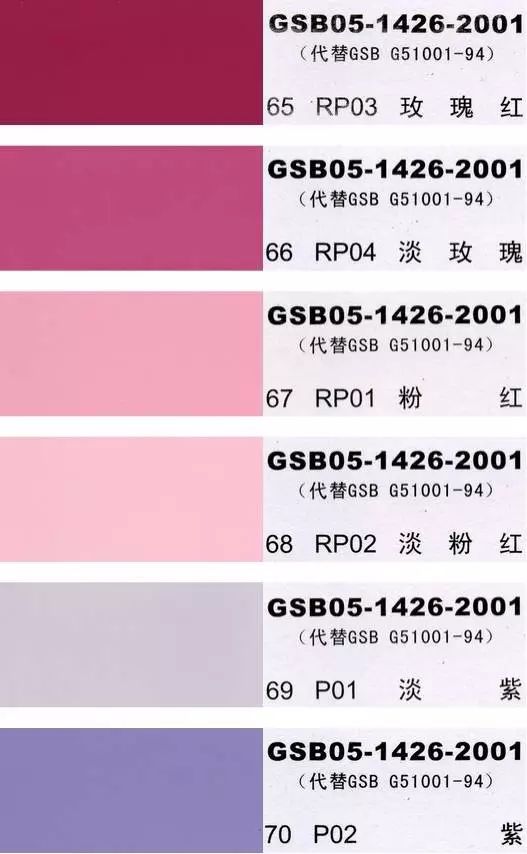 国标色卡-漆膜颜色标准色卡gsb05-1426-2001(值得收藏