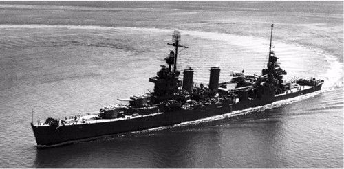 被后人称之为" "新奥尔良"号重型巡洋舰,本舰属于"新奥尔良"级, 在
