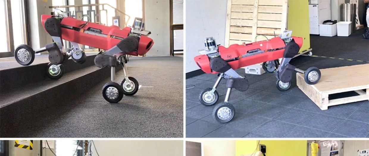 对于有腿机器人来说，轮子比脚好？