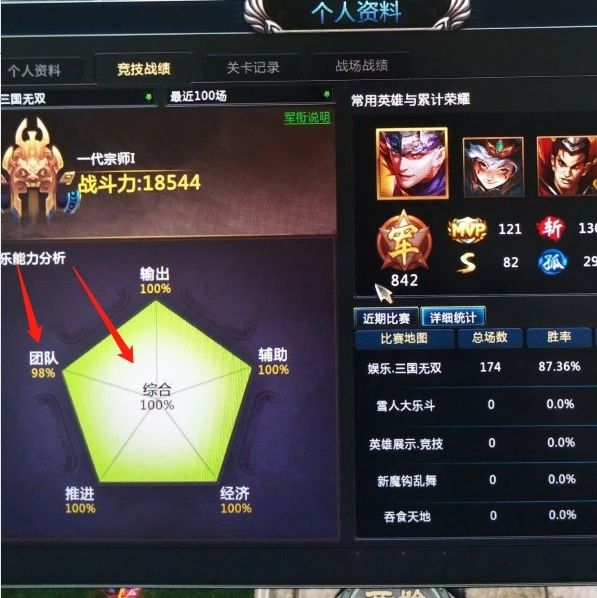 王睿小弟打100%综合再次遇BUG!这次综合BUG铁证如山了!明明没到100%,却显示100%了!