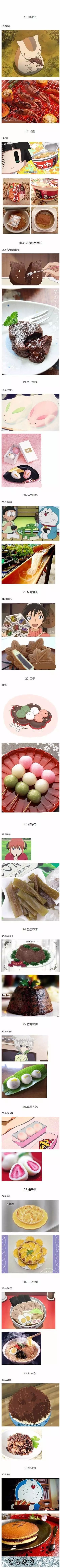 日本動漫里的食物和實物對比，好想吃個遍 動漫 第2張