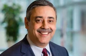 A photo of former Philips CFO Abhijit Bhattacharya.
