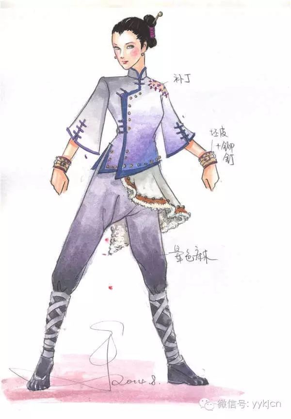 服装设计手稿赏析