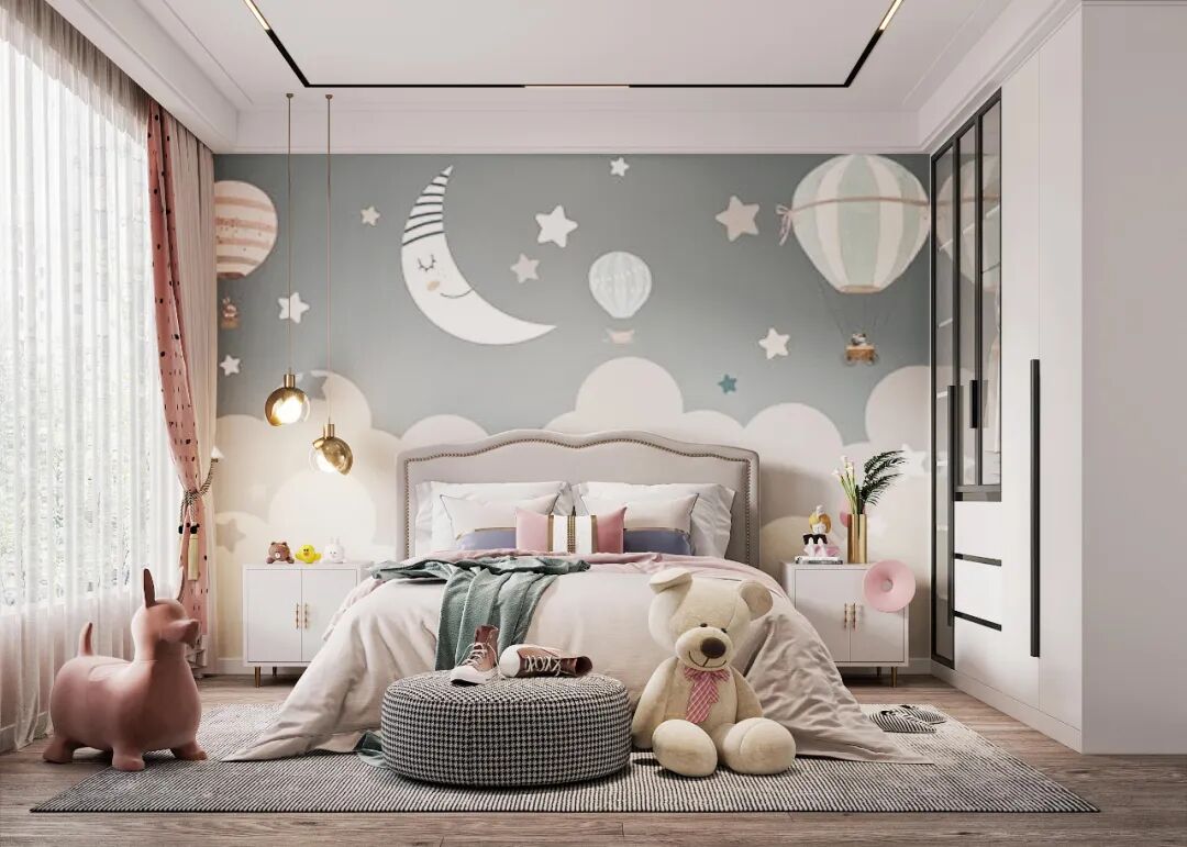 欧普厨柜 儿童房装修设计效果图_19