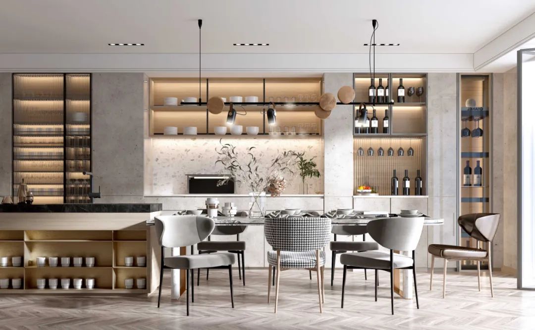 欧普厨柜  高级奢华的餐边柜&酒柜设计风格_50