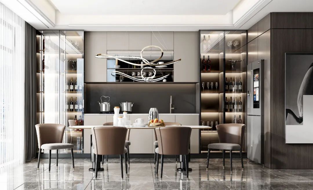欧普厨柜  高级奢华的餐边柜&酒柜设计风格_21