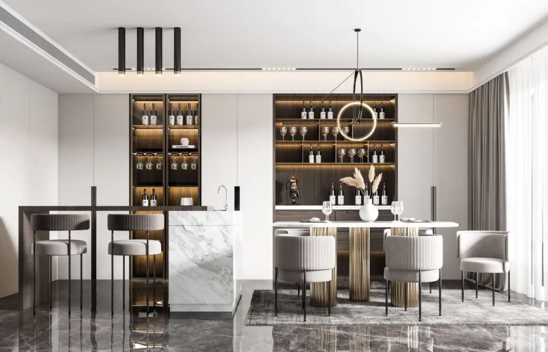 欧普厨柜  高级奢华的餐边柜&酒柜设计风格_31