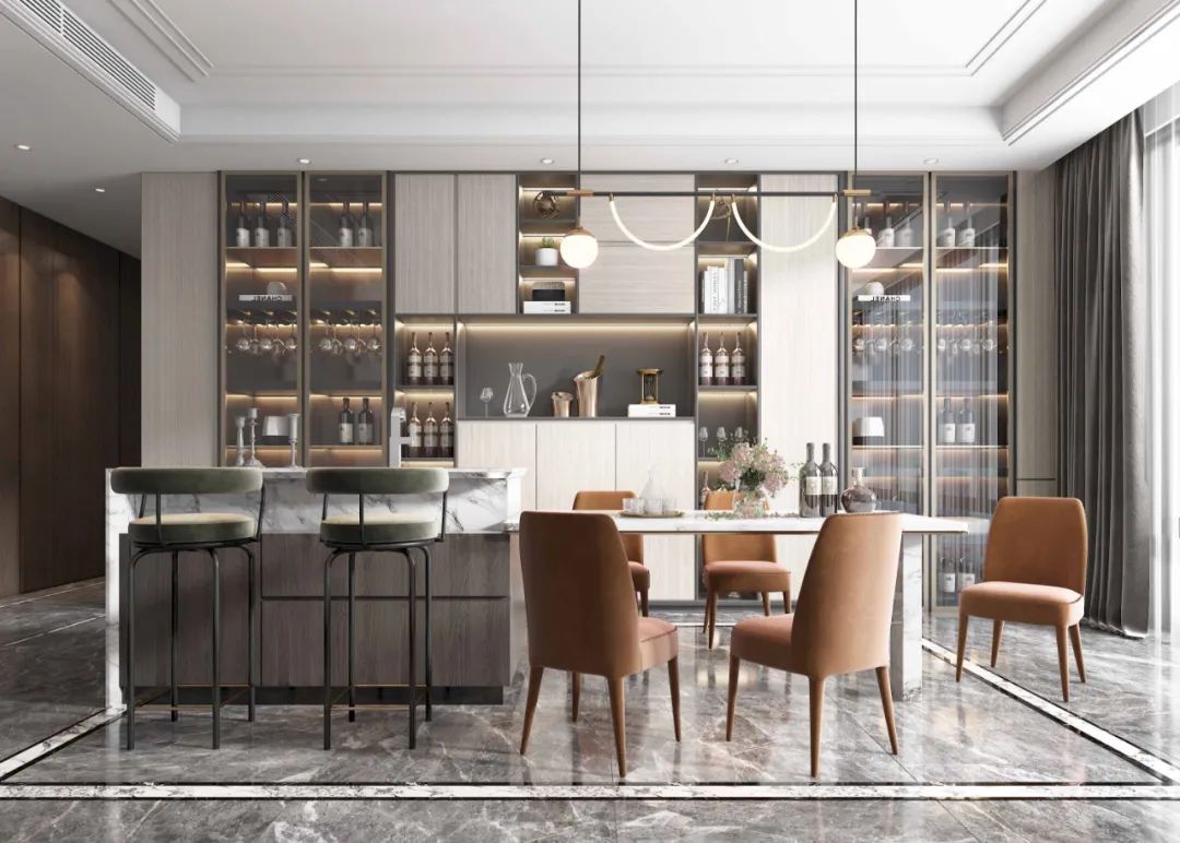 欧普厨柜  高级奢华的餐边柜&酒柜设计风格_39