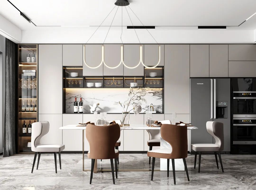 欧普厨柜  高级奢华的餐边柜&酒柜设计风格_15