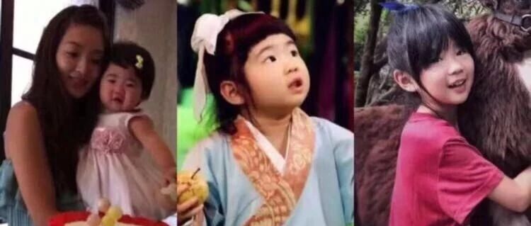曹格女儿婴儿肥变瓜子脸,颠覆性长大的还有杨超越王祖贤&hellip;
