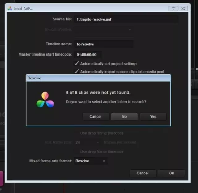 麦克老卢的 Avid 剪辑教程 — 与第三方软件交互:Avid 到 Resolve