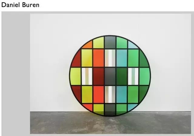 丹尼尔·布伦(daniel buren)