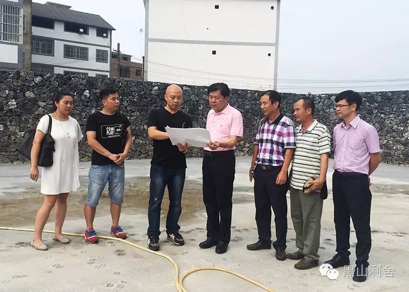 西乡塘区委书记廖伟福带队莅临黑山项目考察调研