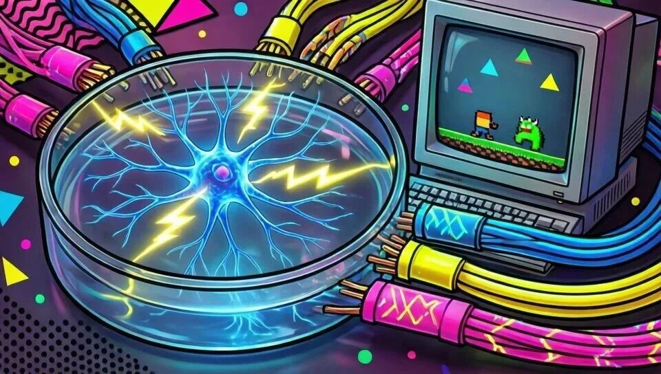 200,000个活人脑细胞，正在电脑里打《DOOM》