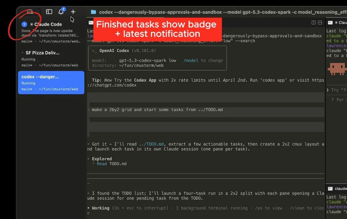 Image 12: Sidebar notification badge