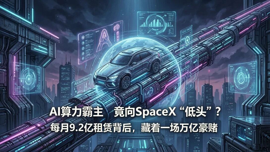 AI算力霸主，竟向SpaceX“低头”？每月9.2亿租赁背后，藏着一场万亿豪赌