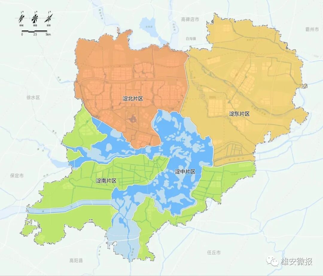 雄安新区4大片区和11个特色小镇浮出水面