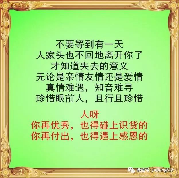 【每日感悟】人生苦短,真爱难求,深情难许,好好珍惜