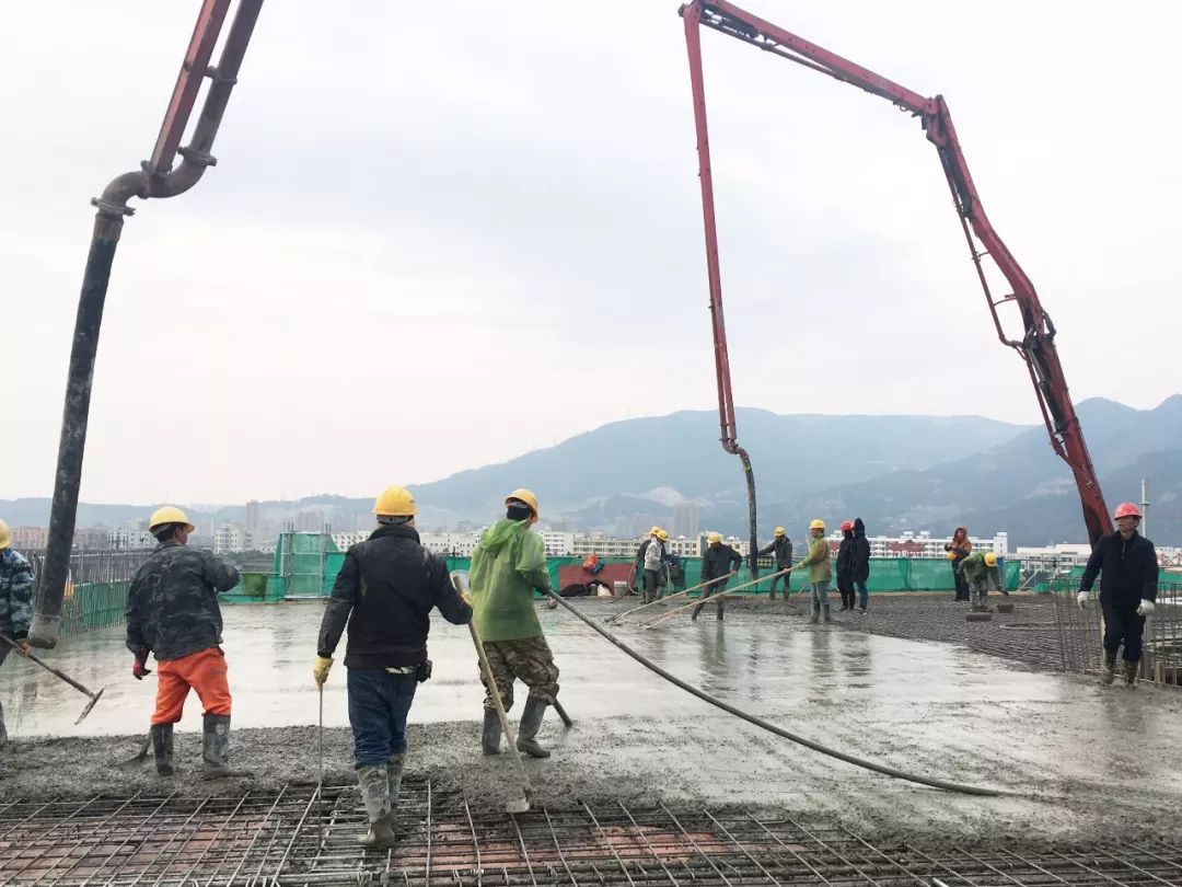 福州地铁横港车辆段项目顺利完成物资总库高支模顶板浇筑