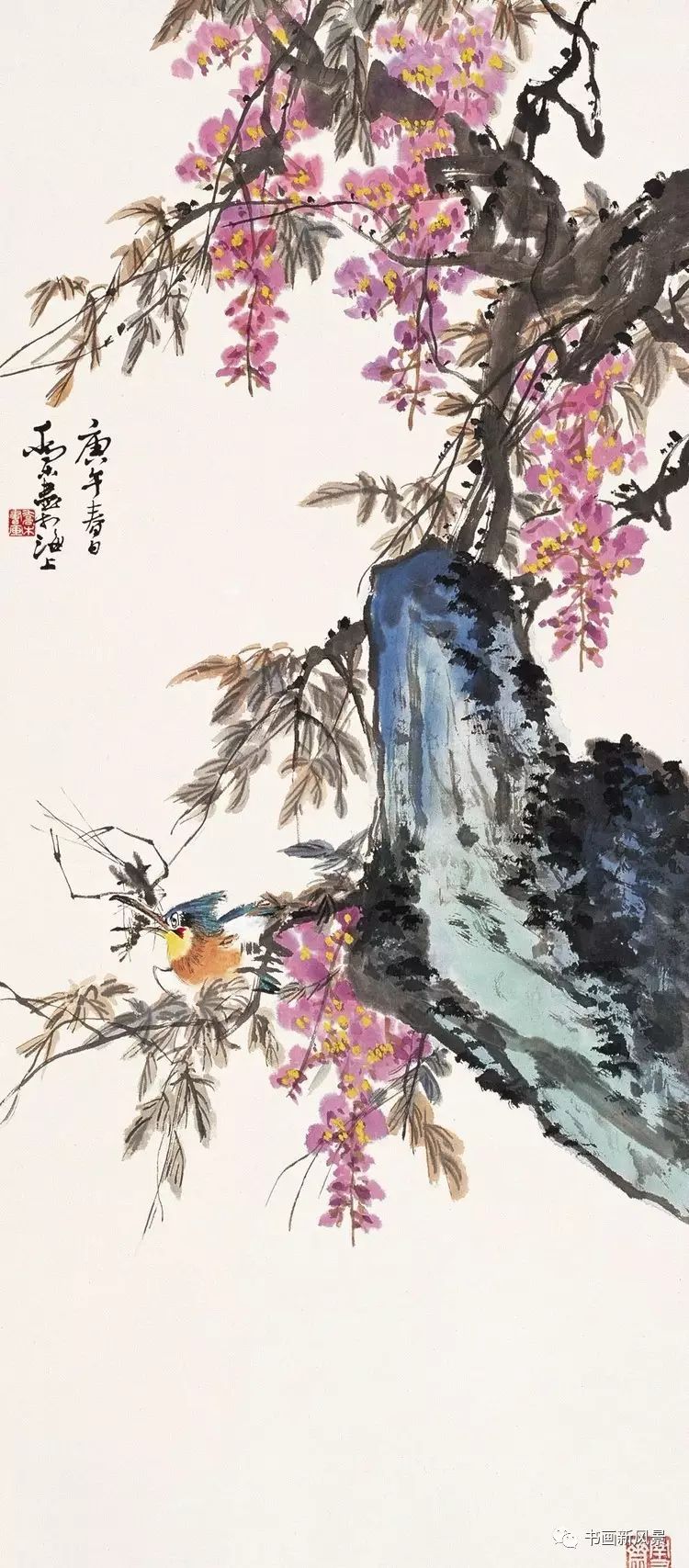 乔木(1920--2002),字大年,著名花鸟画家,以擅画百鸟著称,大师江寒汀