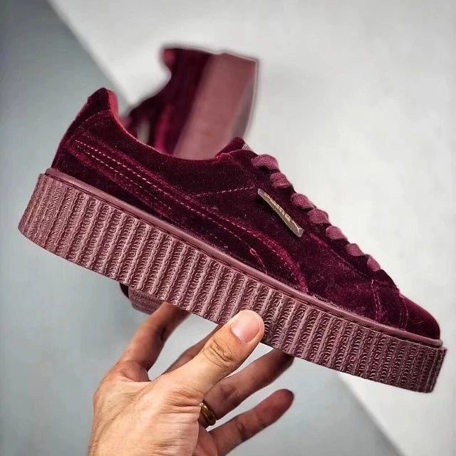 3色 女款# 【唯一公司级 区别通货】Puma Rihanna Creeper 彪马一代增高松糕厚底板鞋!