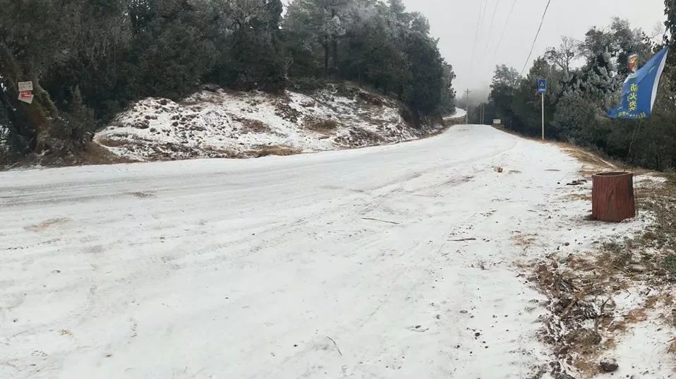 昨天楚雄州内各地的雪(多图+小视频)