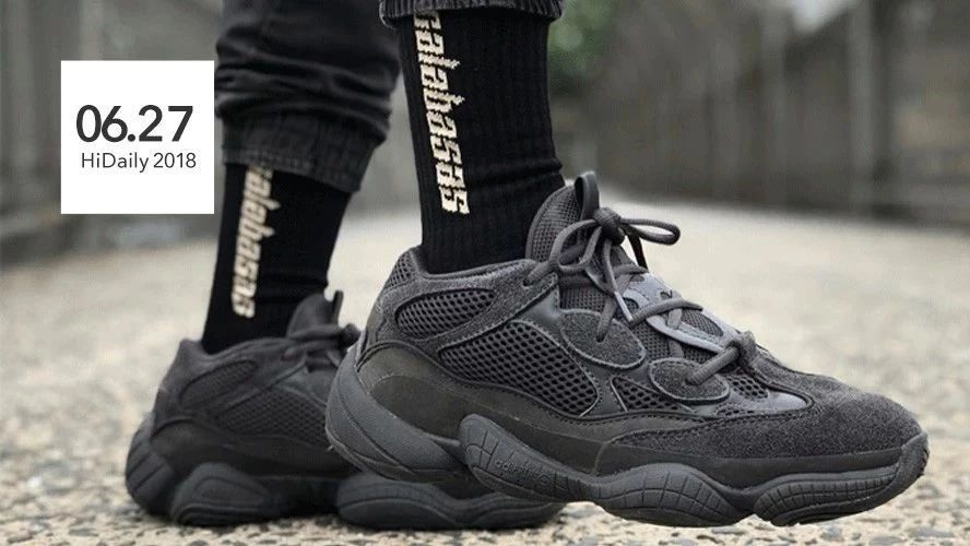 adidas + KANYE WEST YEEZY 500 「Utility Black」配色7月7日发售