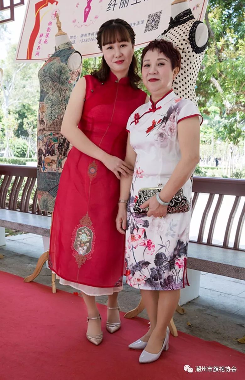 潮州西湖惊现一群旗袍美女,现场图片抢先看