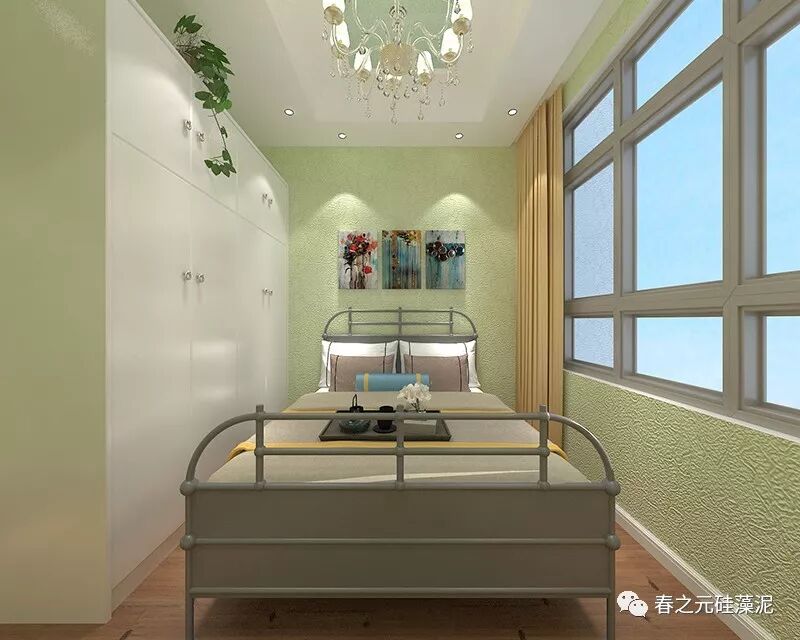 春之元硅藻泥装修效果图 简欧风格装修效果图