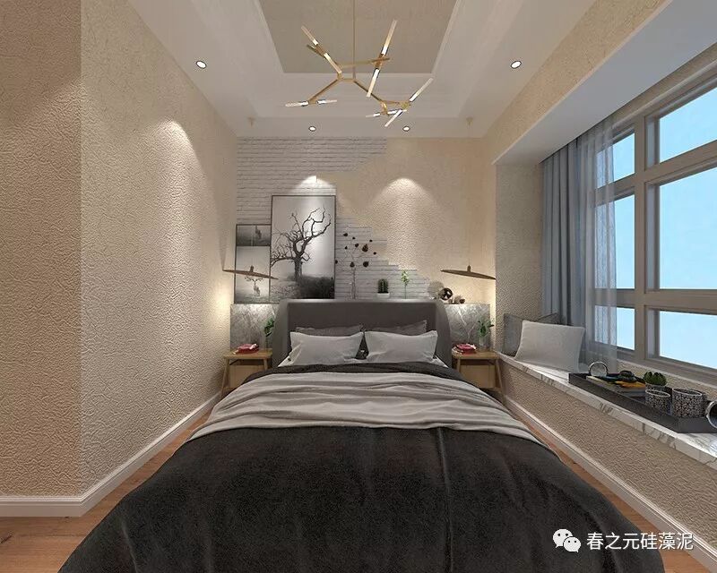 春之元硅藻泥装修效果图 简欧风格装修效果图