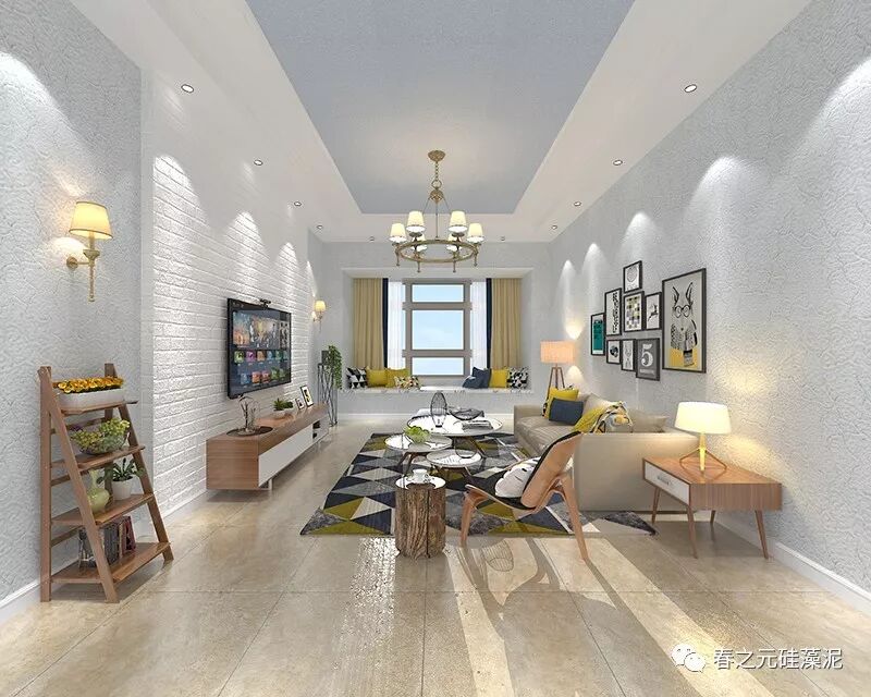 春之元硅藻泥装修效果图 简欧风格装修效果图