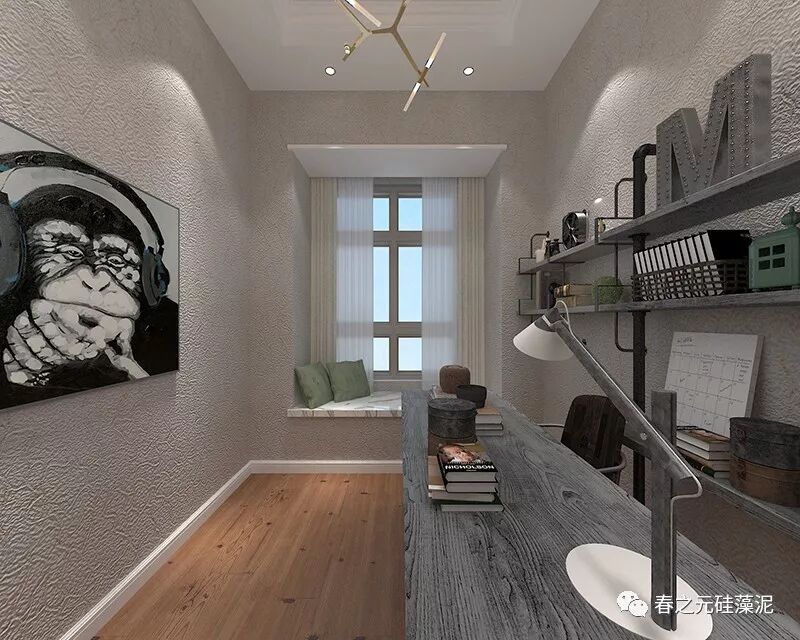 春之元硅藻泥装修效果图 简欧风格装修效果图
