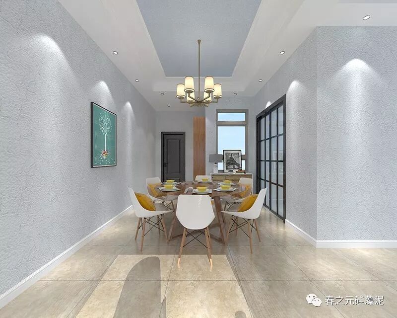春之元硅藻泥装修效果图 简欧风格装修效果图