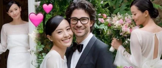 终于报喜!陈法拉与法籍男友完婚!