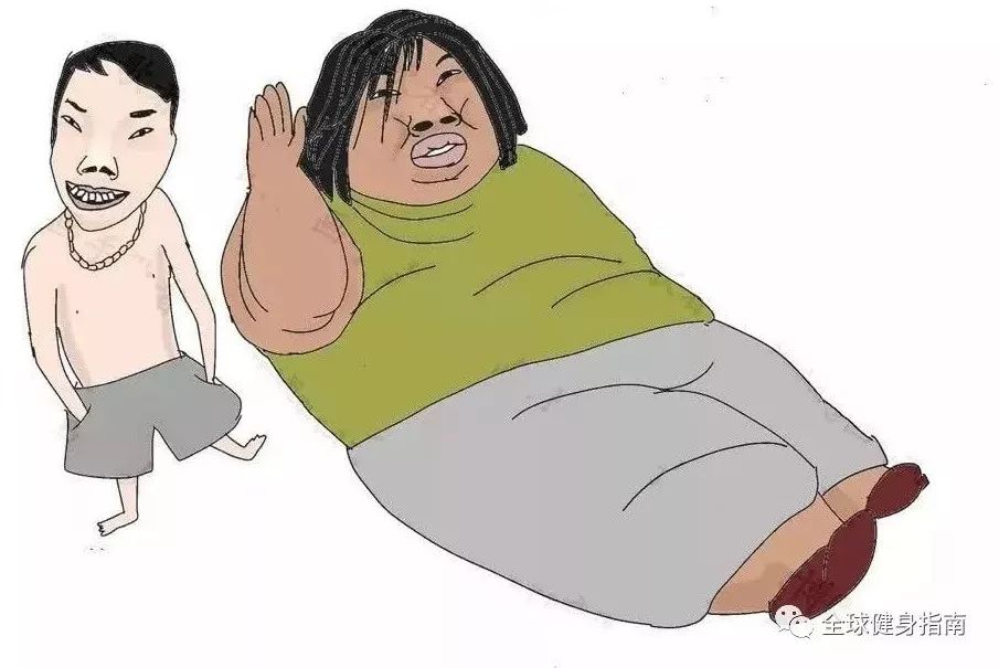 基准线左右 身材有些发福 最典型的特征是啤酒肚 典型的油腻男形象