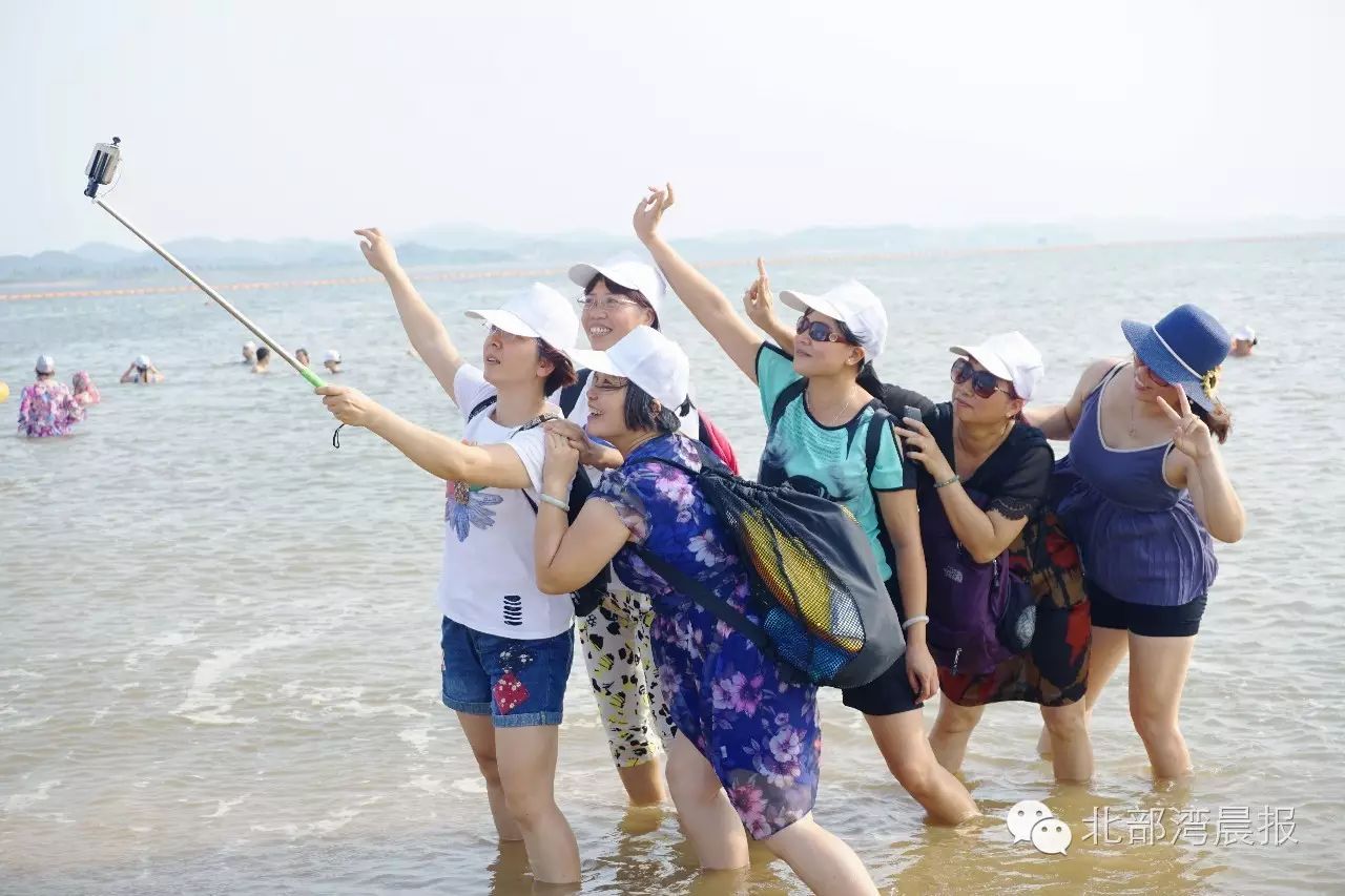 【旅游】广西最大海滩浴场启用啦,国庆我就带家人来这里玩