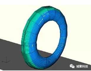 ABAQUS橡胶磨损：帮助文档轮胎磨损例子的图4