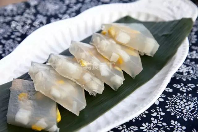 玉米山药马蹄糕