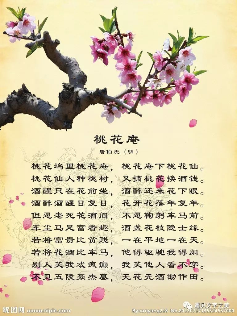 古诗词里的朵朵桃花,哪一朵惊艳了你?