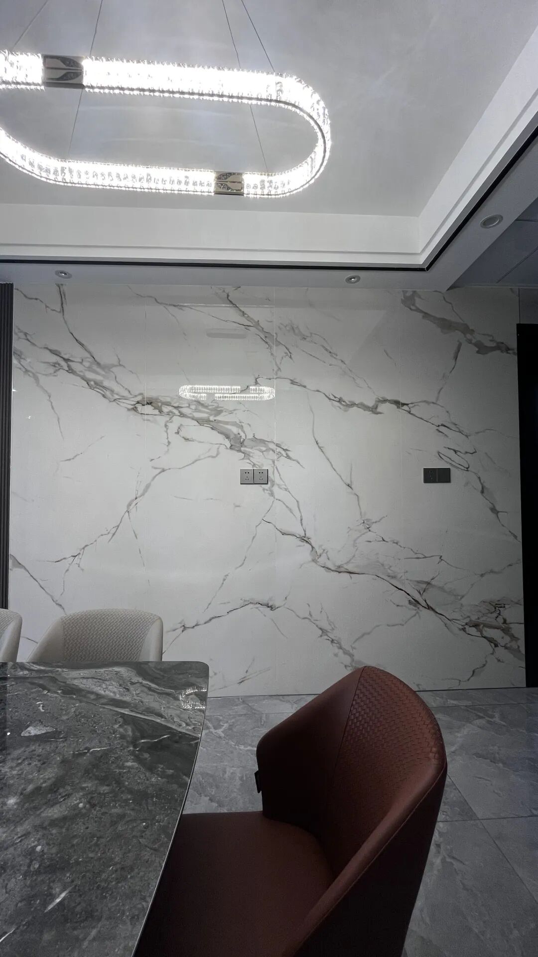 美陶瓷砖案例|140㎡现代轻奢设计，时尚雅致_8