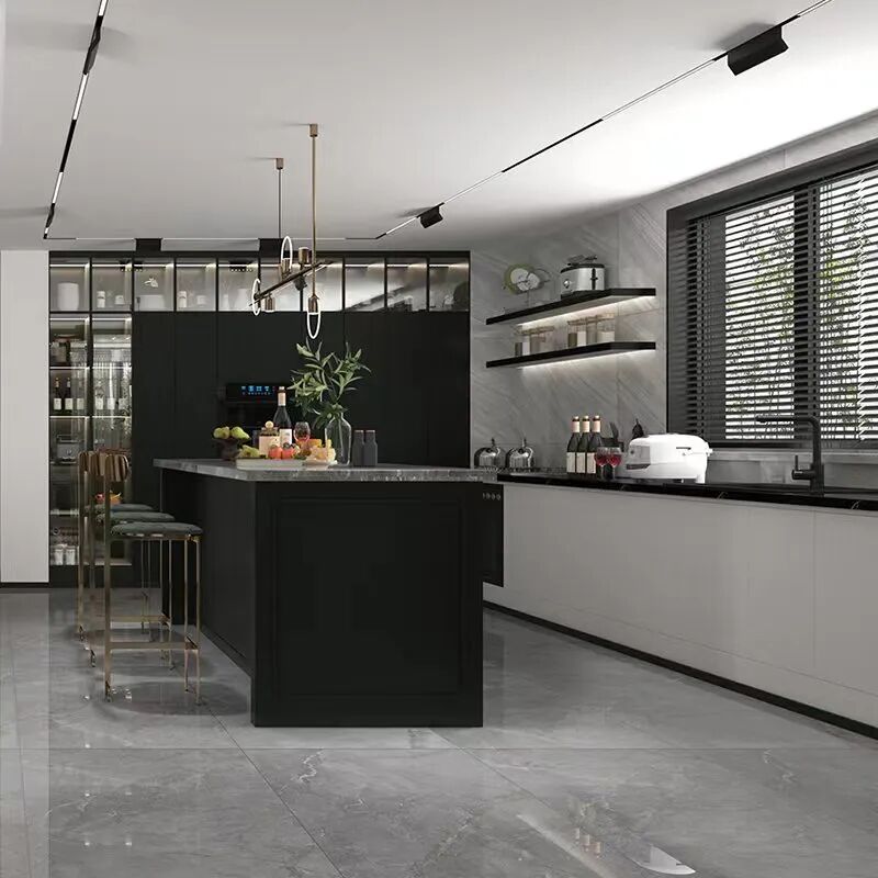 美陶瓷砖案例|140㎡现代轻奢设计，时尚雅致_14